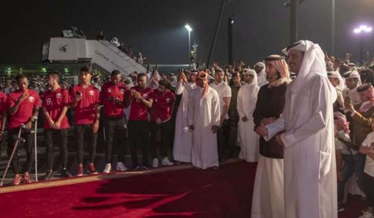 HH Personal Representative of HH the Amir Welcome Champions of Tokyo Olympics